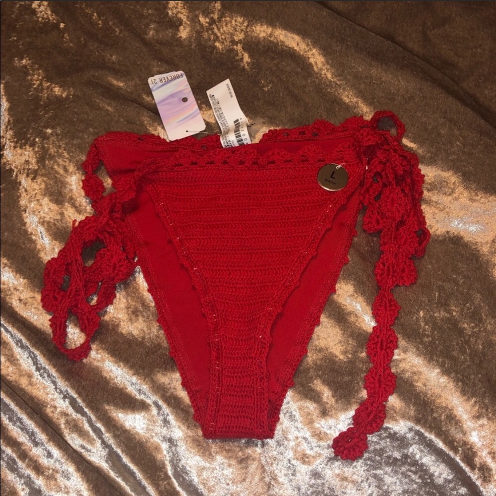 F21 Crochet Bikini Bottoms 3 for $25